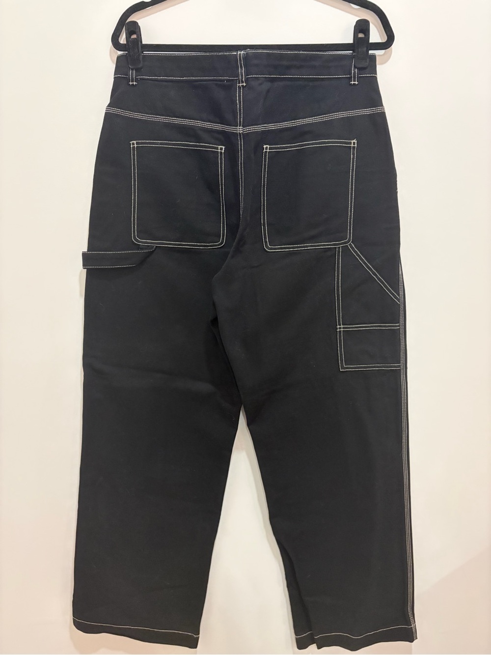 GAP Black Carpenter Pants with Contrast Stitching - Picture 3 of 4